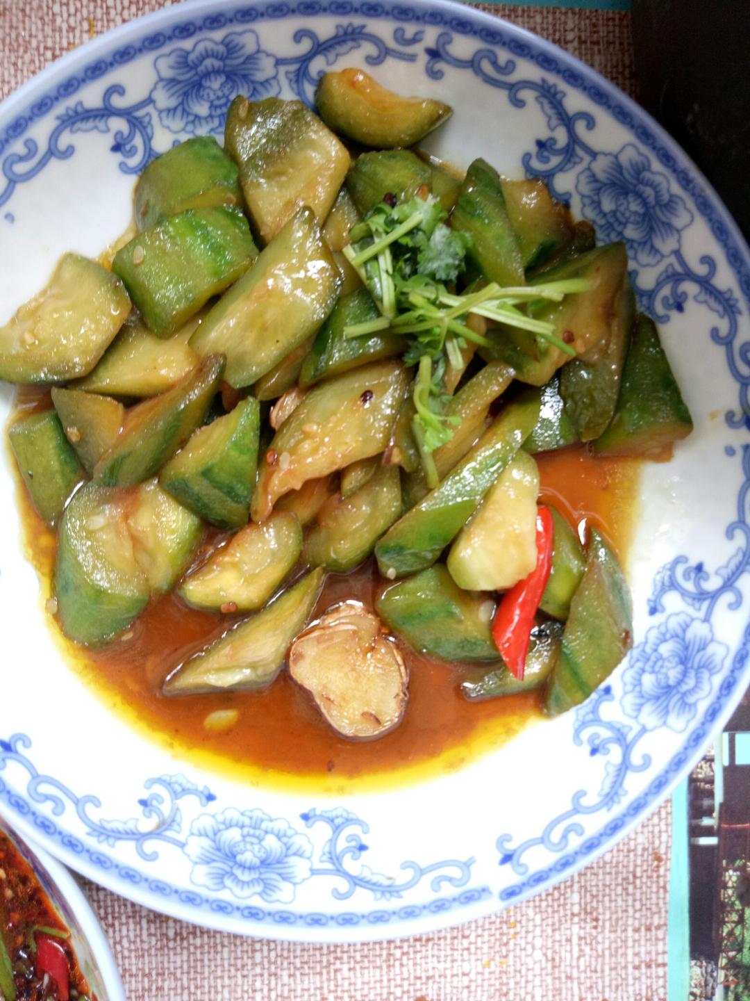 家常蚝油丝瓜 Loofa with Oyster Sauce