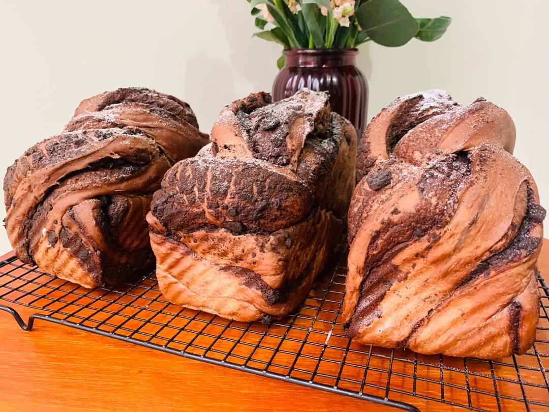 奶油巧克力吐司