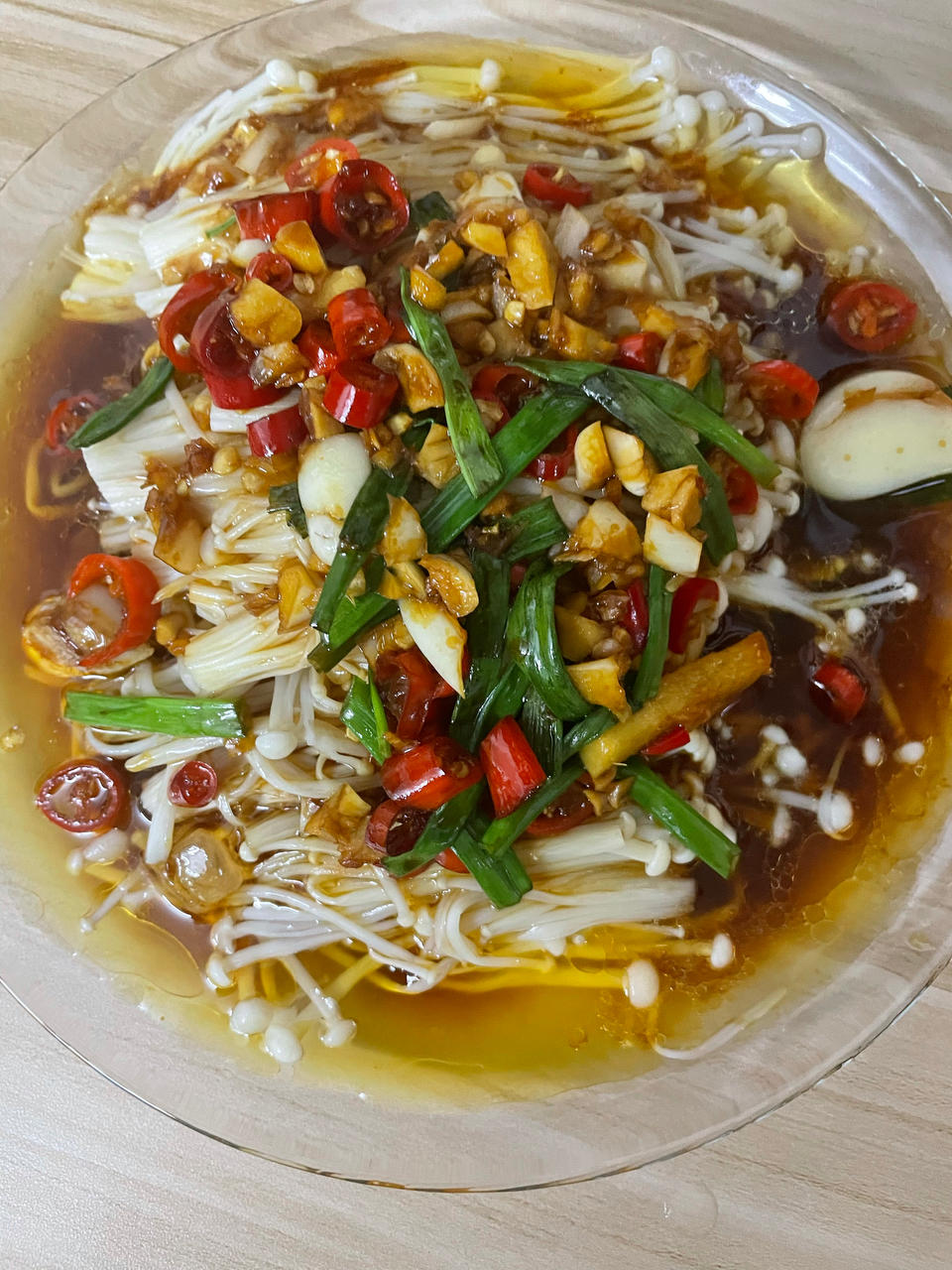 超级下饭的蒜蓉金针菇！好吃到爆
