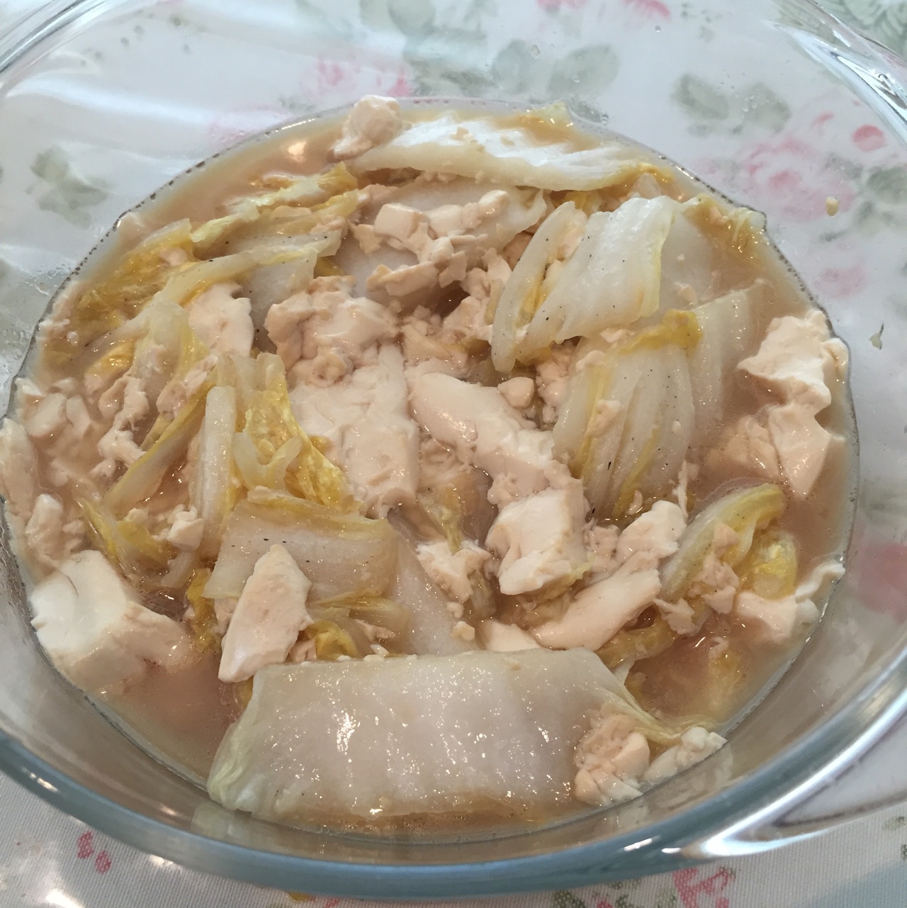 豆腐炖白菜