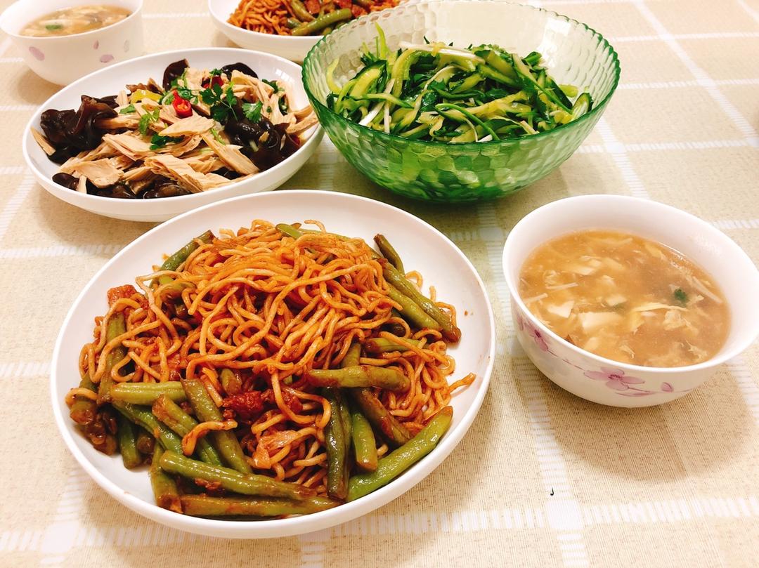 豆角焖面