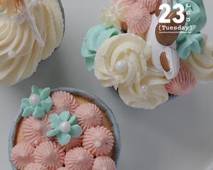 甜品台系列の🦄独角兽纸杯蛋糕的做法 步骤10