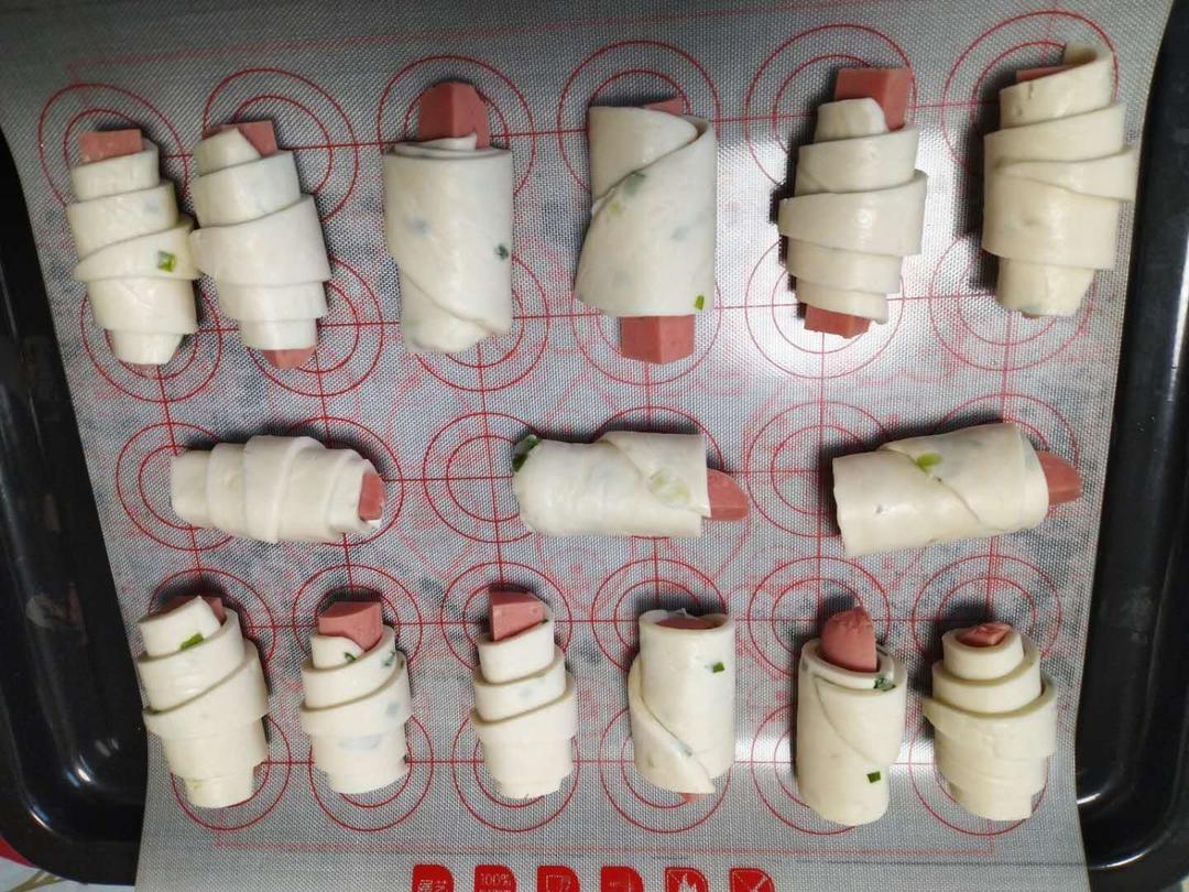 香肠可颂🥐（手抓饼版）