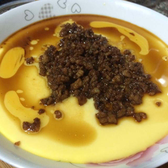 肉沫豆腐蛋羹