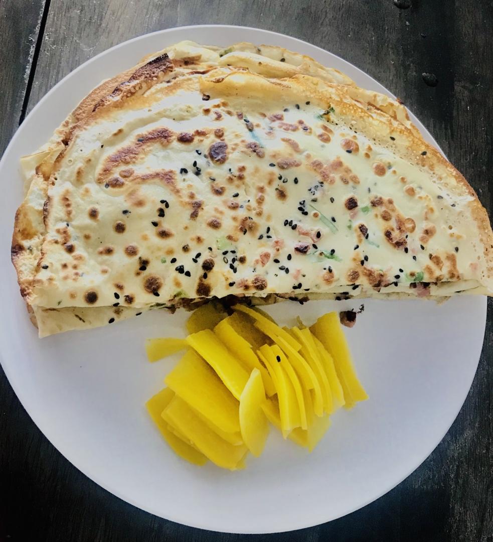 【牛奶鸡蛋早餐软饼】的做法