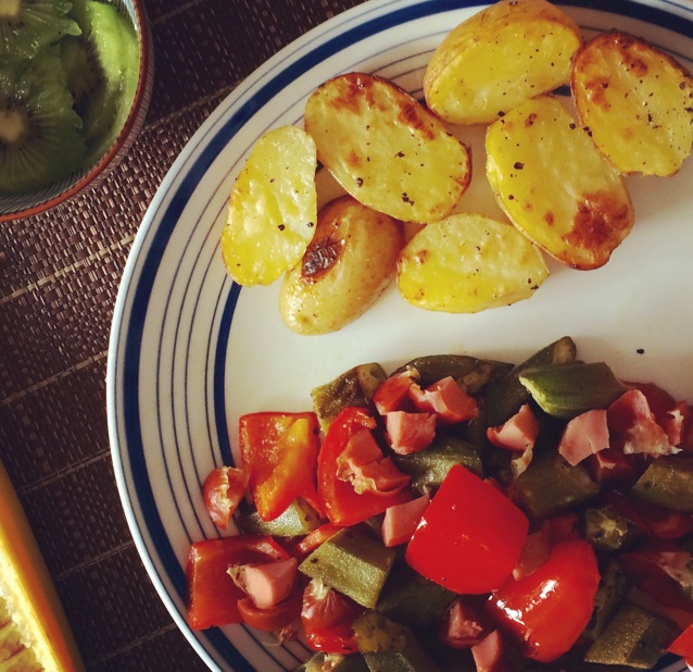 番茄土豆烤蘑菇