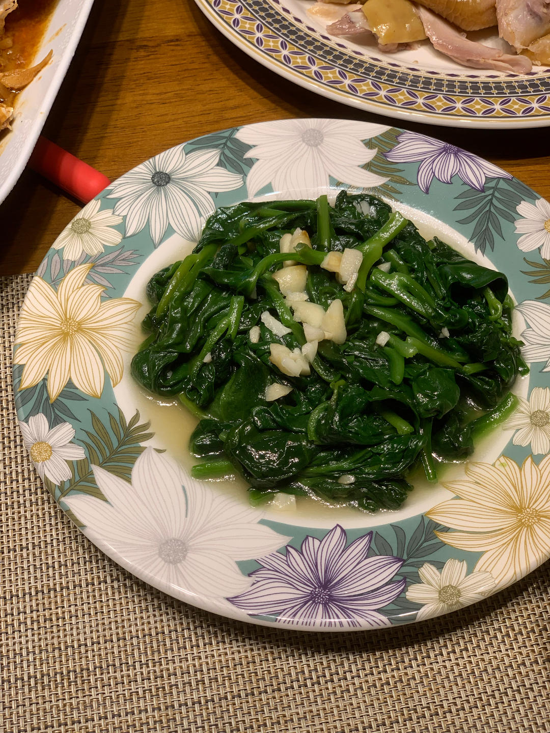 蒜蓉炒潺菜