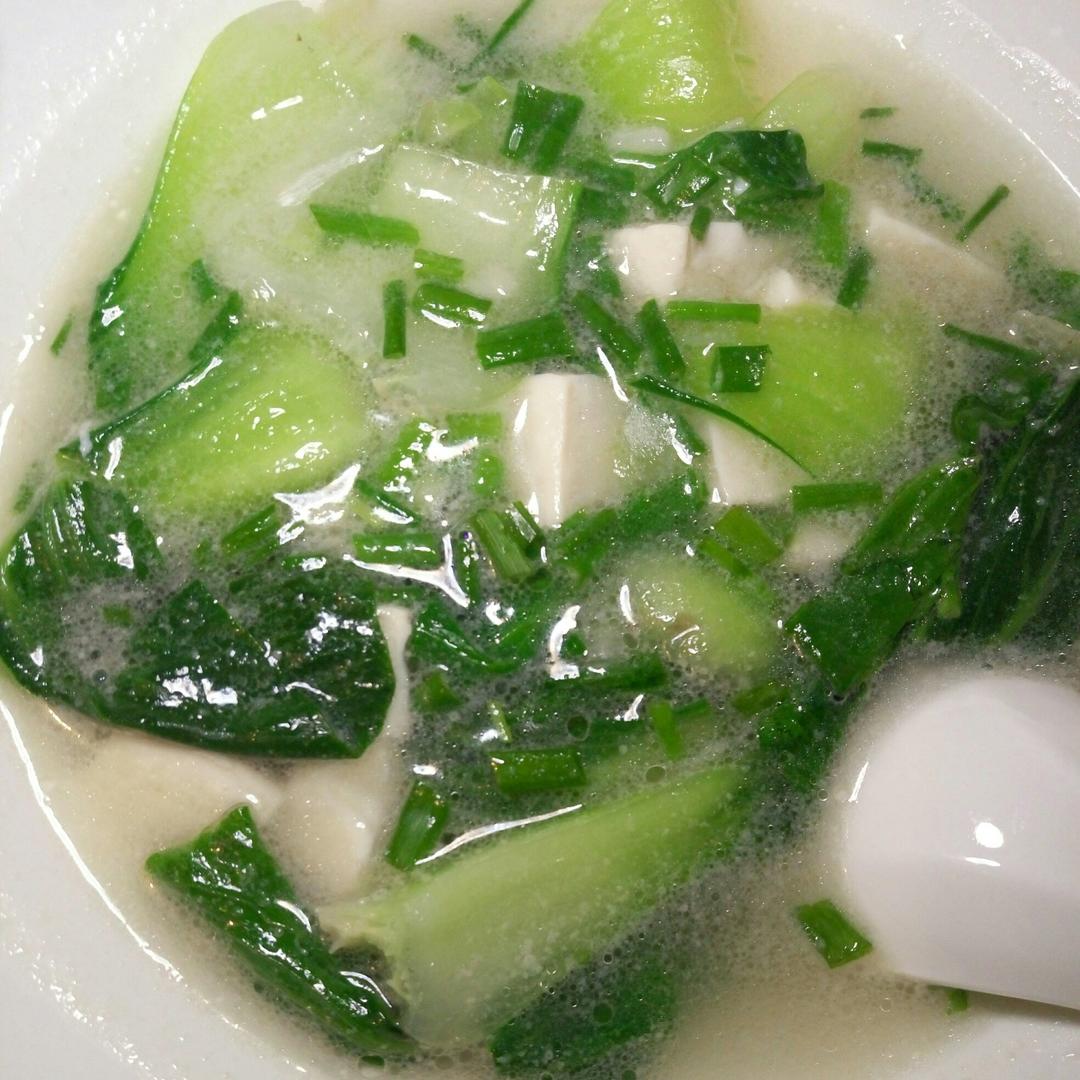 青菜豆腐汤