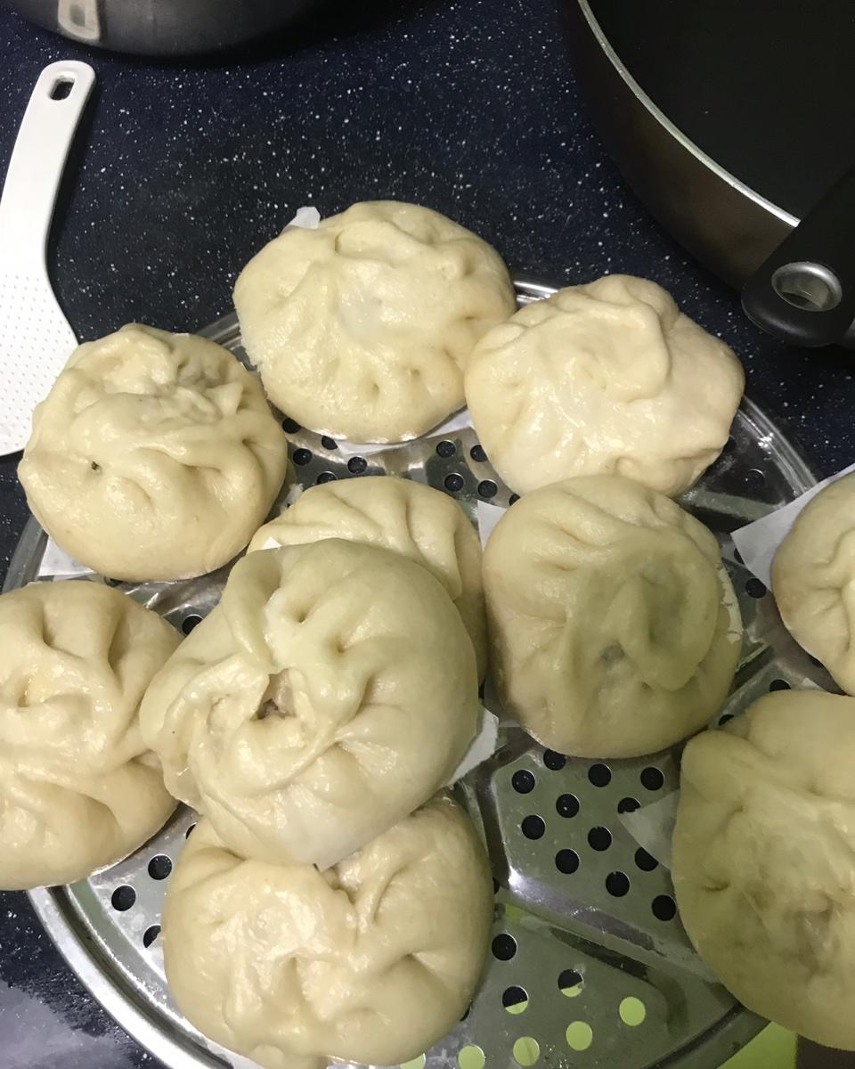手工包子（肚脐包）