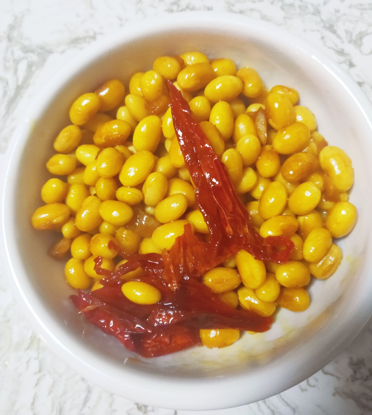 简单可口小菜:酱香小黄豆的做法