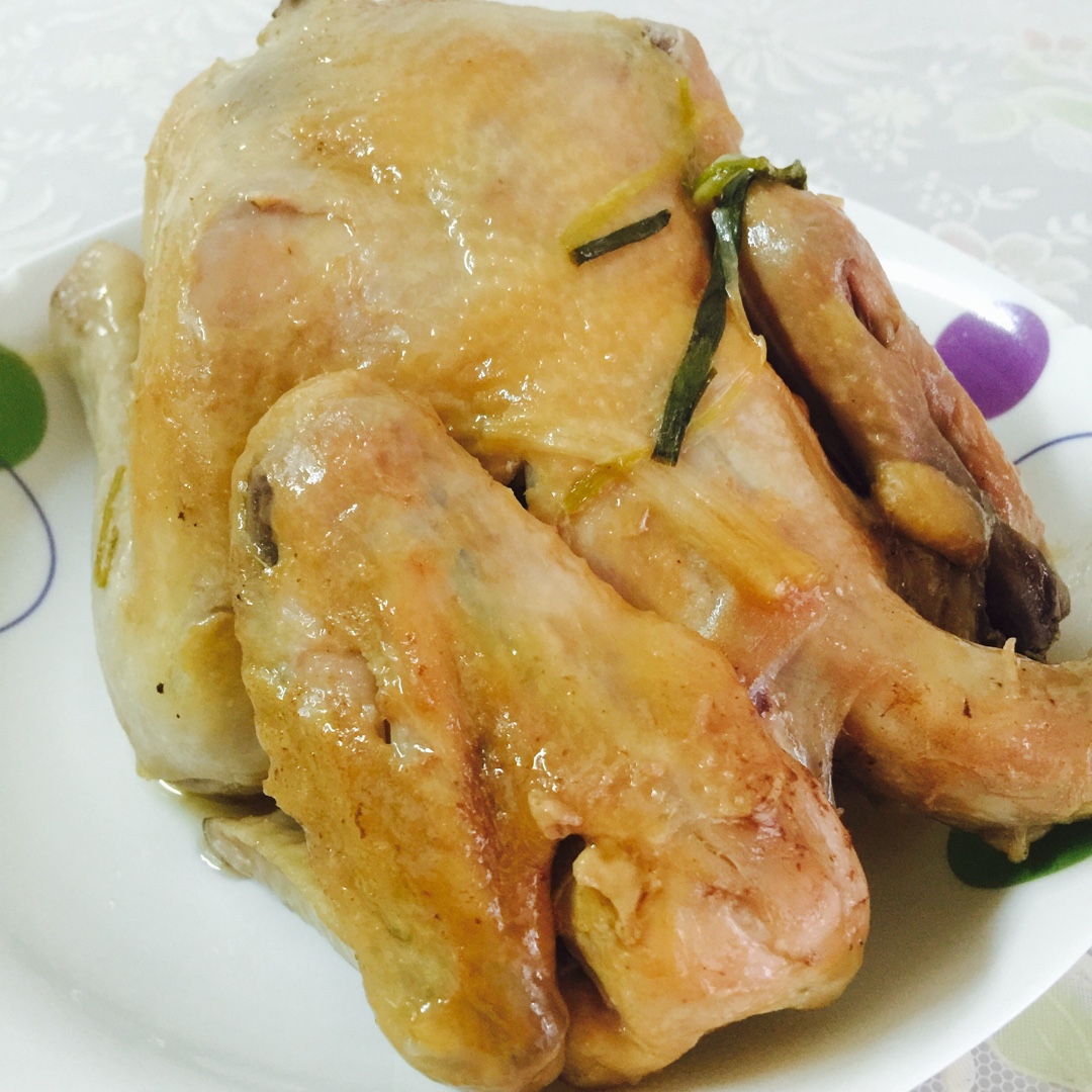 电饭锅简易版：盐焗手撕鸡