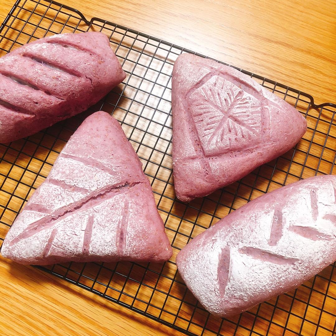 梦幻紫麻薯软欧包