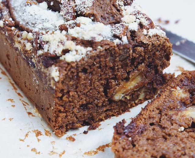 香蕉巧克力蛋糕-小美版的做法