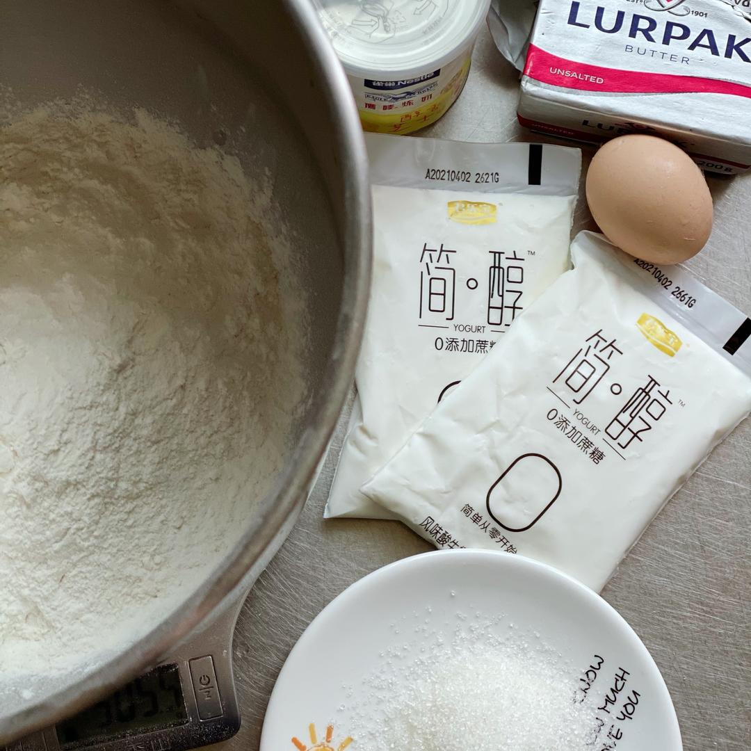纯奶手撕吐司的做法 步骤1