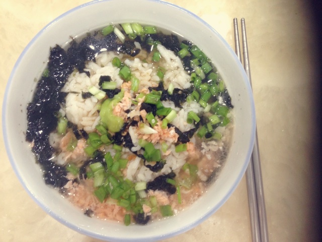 三文鱼茶泡饭