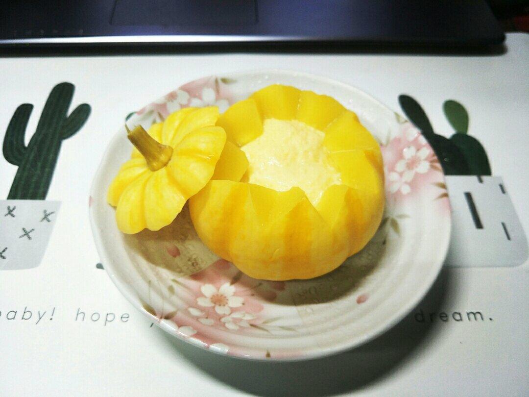 南瓜蒸蛋 太阳果炖牛奶蛋