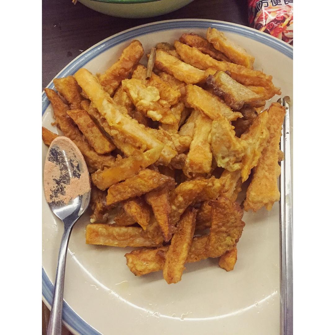 甘梅薯条（不可不试的酸甜开胃炸物）