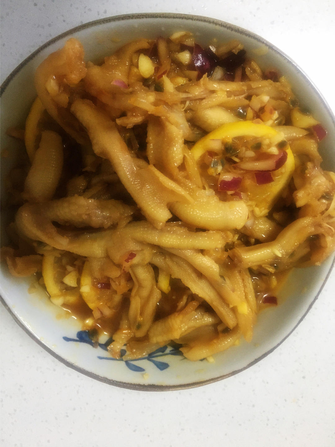 泰式风味柠檬鸭爪，超好吃