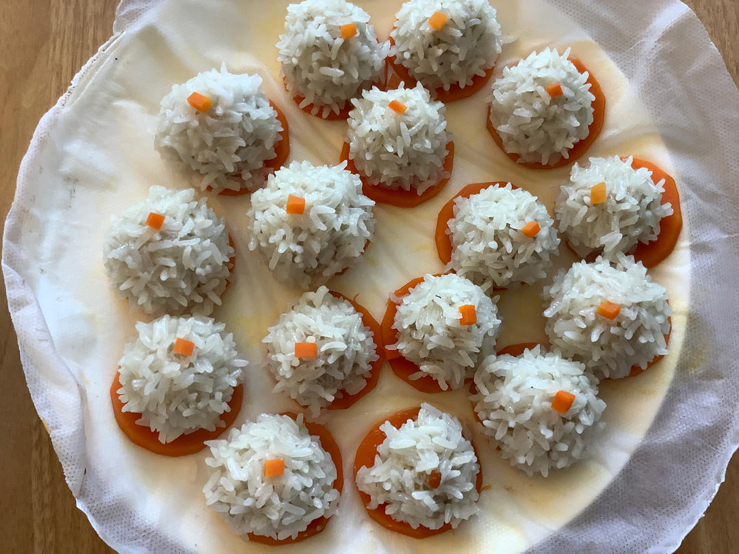 蒸糯米丸子