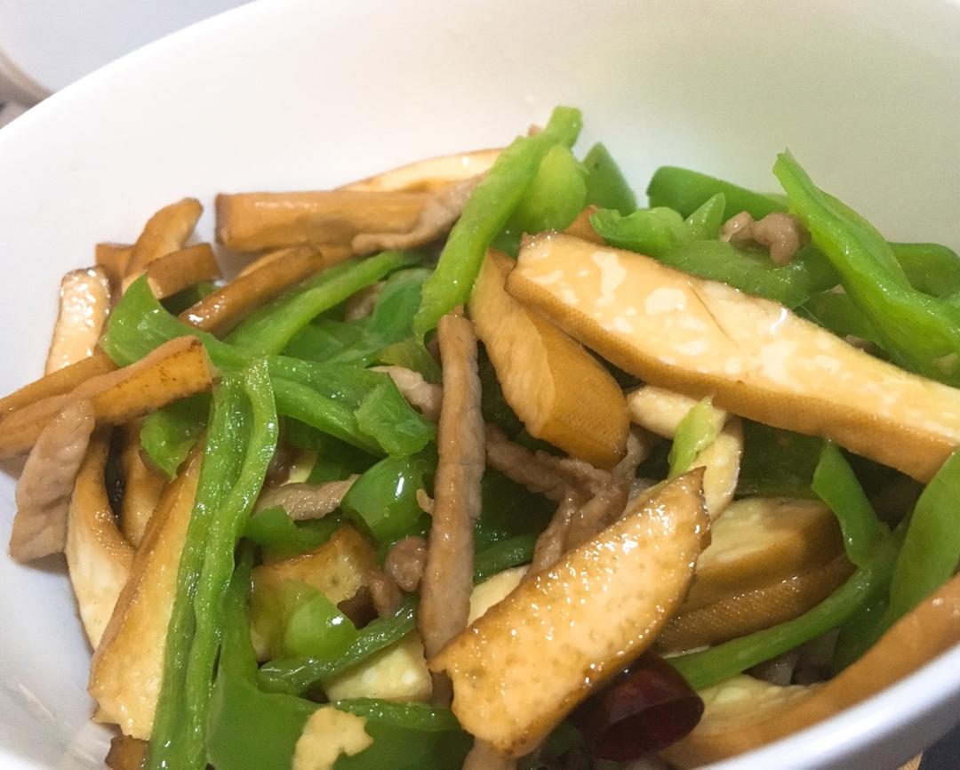 青椒肉丝炒香干