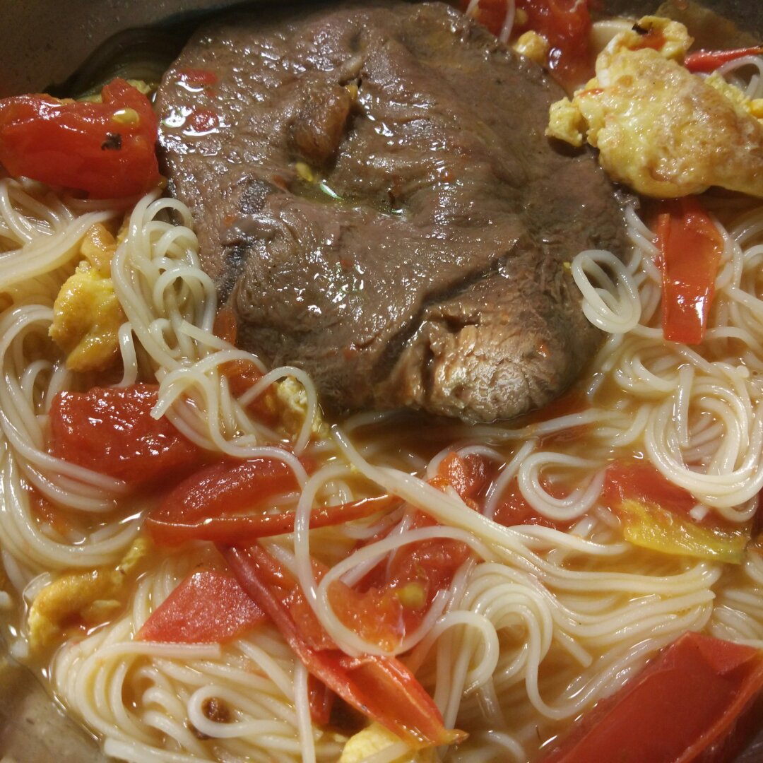 超级入味好吃的番茄鸡蛋面