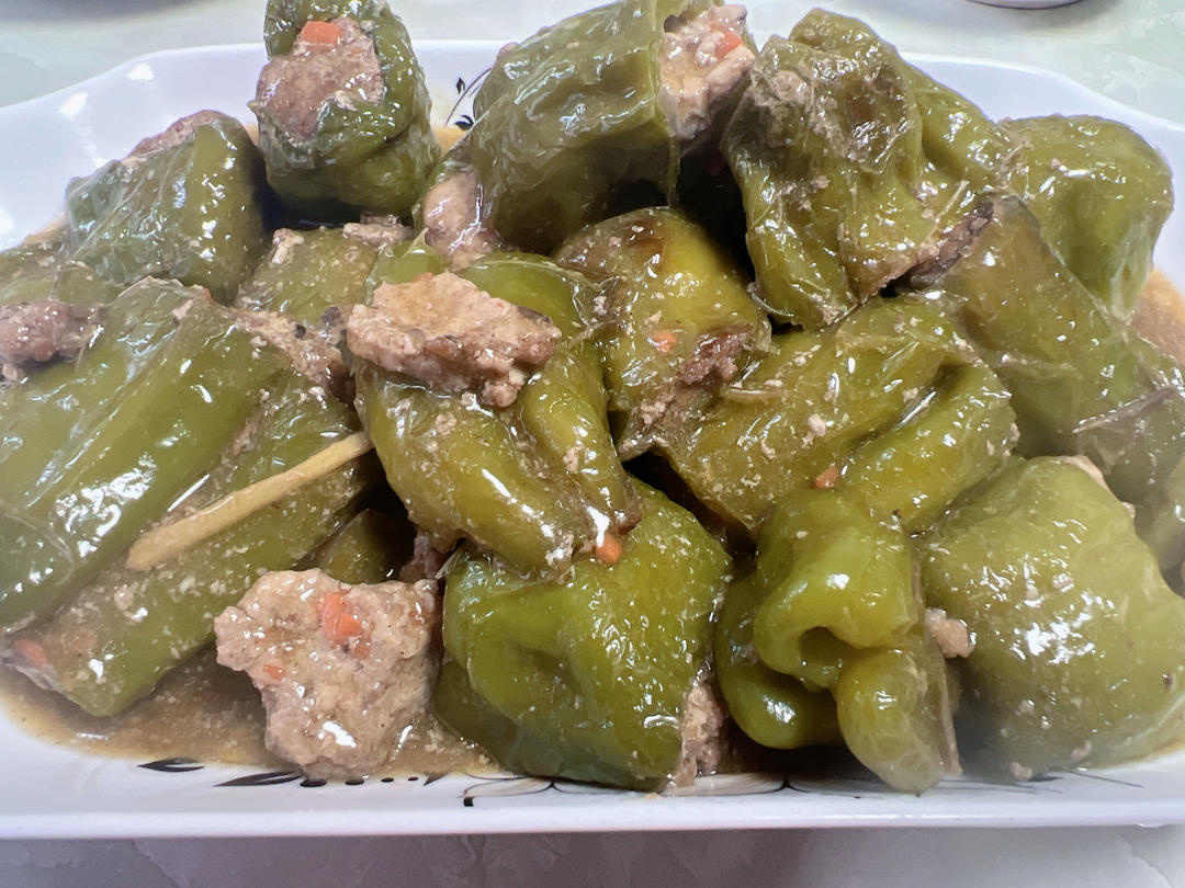 超级下饭的尖椒酿肉