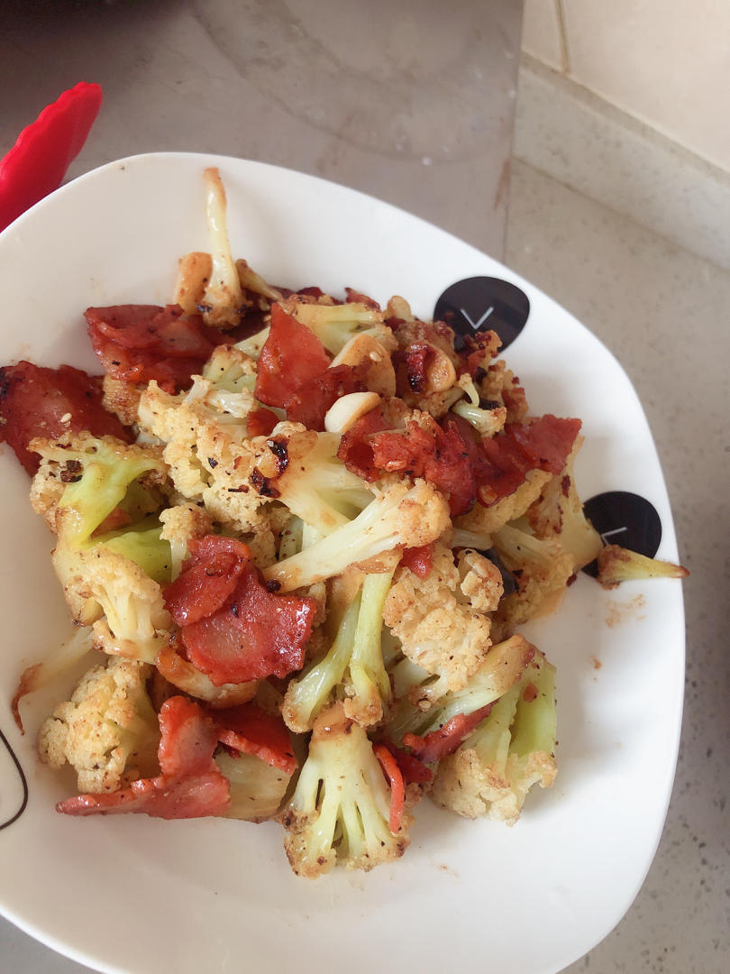 老丁的私房菜-干锅花菜