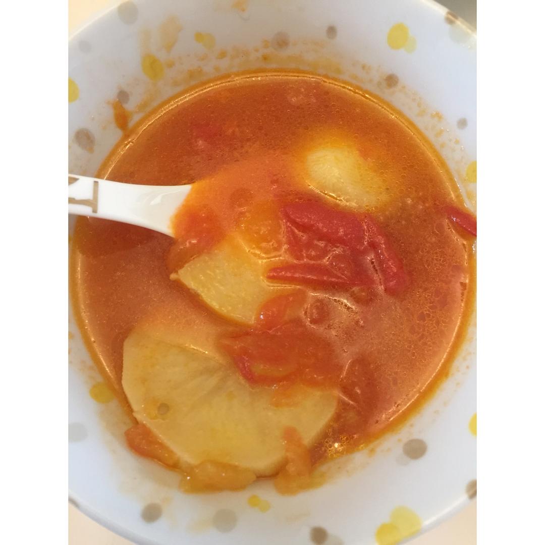 超级浓超好喝的番茄土豆汤