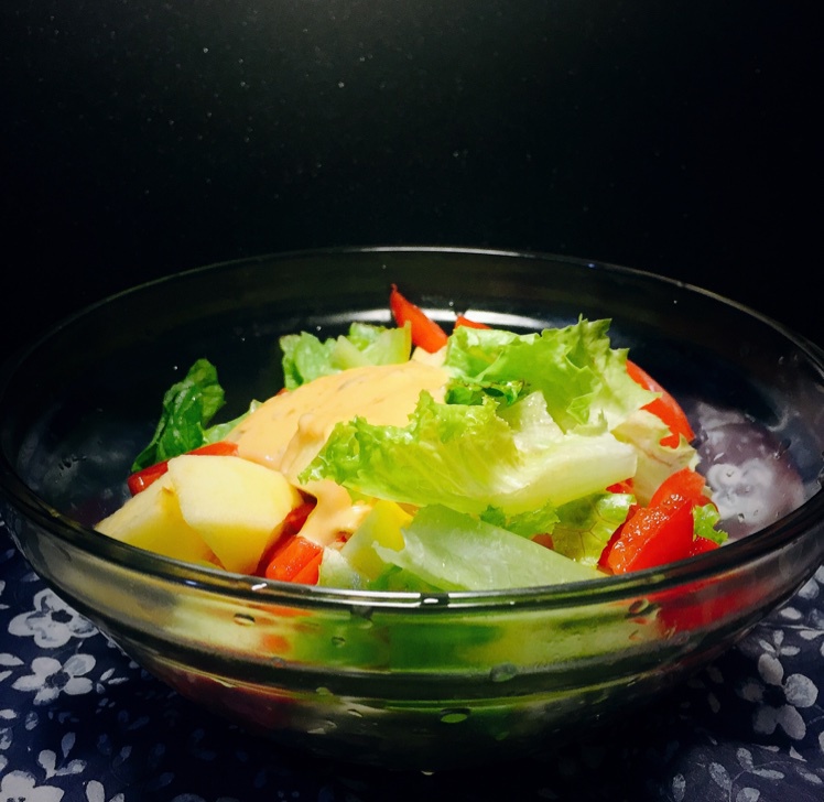 油醋汁苦苣沙拉