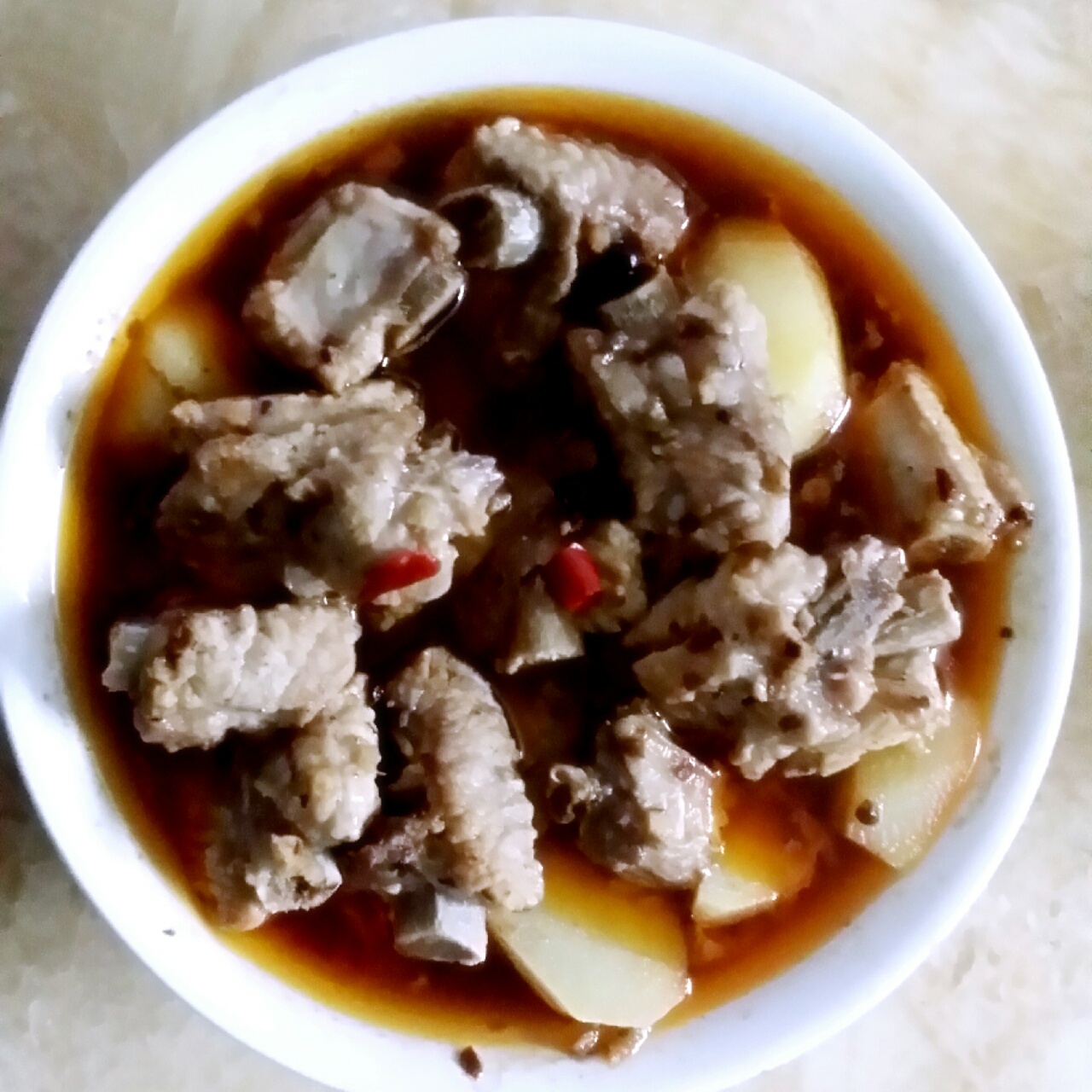 豉椒蒸土豆排骨