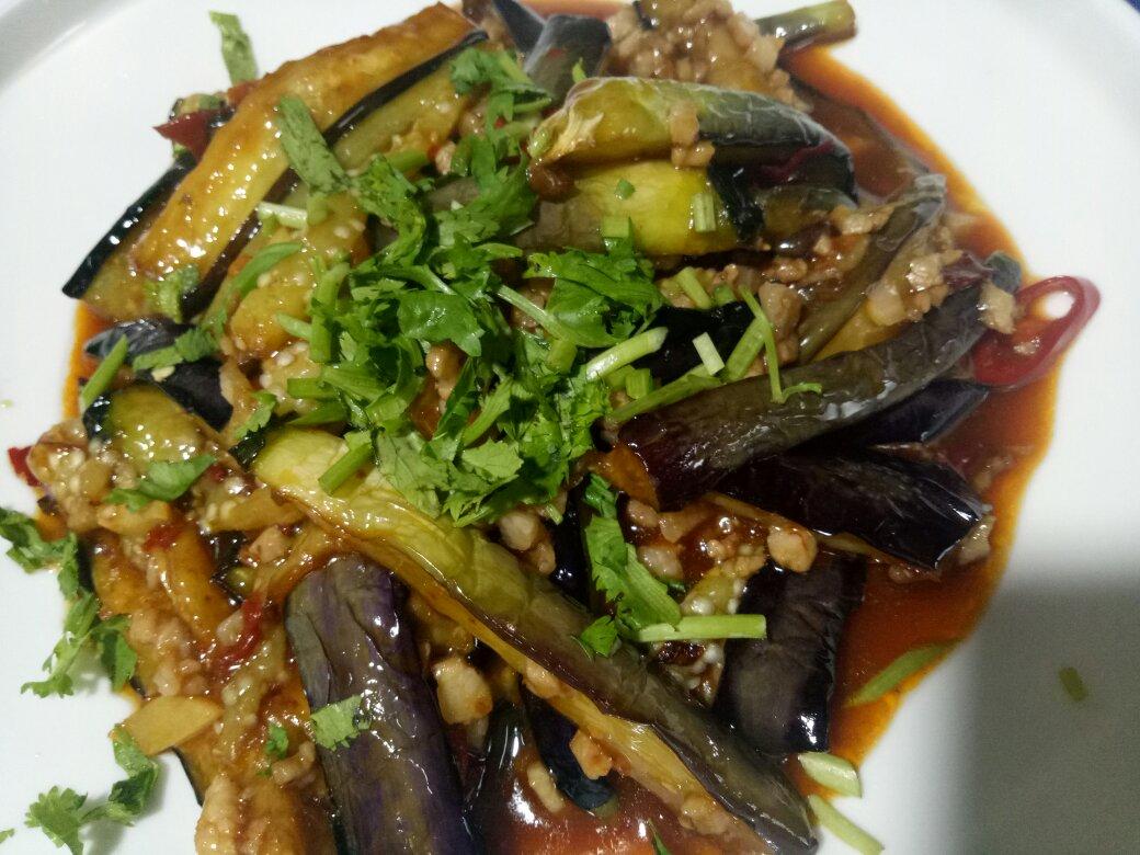 红烧肉沫茄子