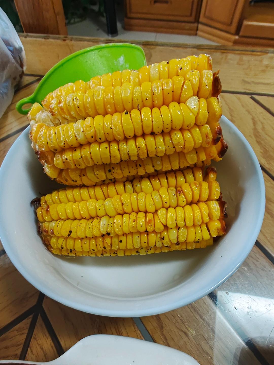 超简单的空气炸锅·烤玉米