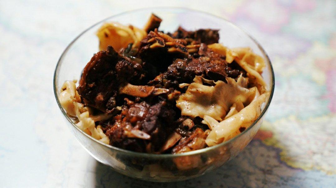 最简单最好吃的羊肉焖饼