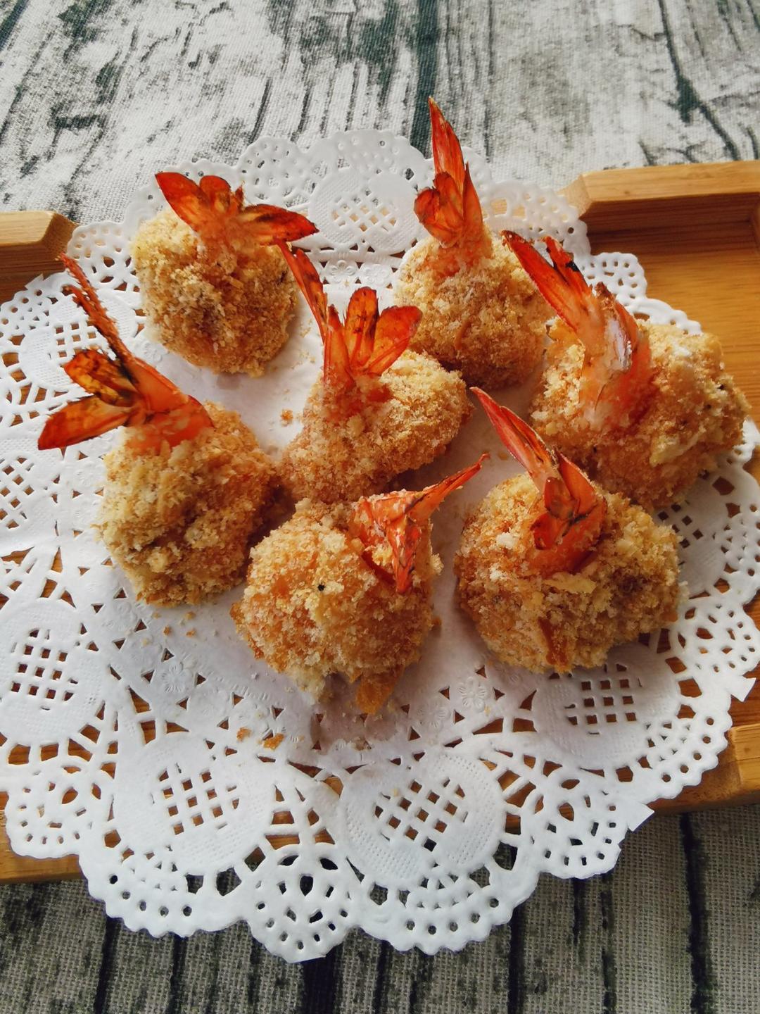 【空炸锅版蝴蝶虾图片】柒彩阳光_下厨房