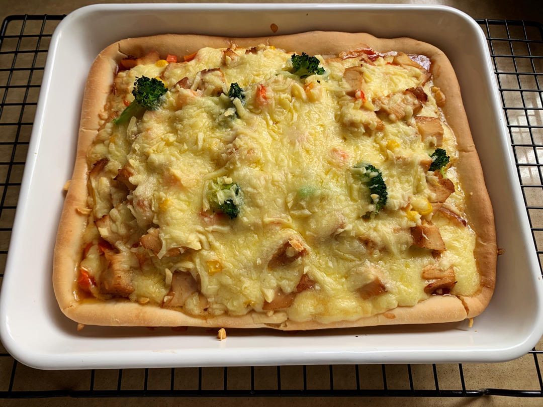 八寸披萨饼皮（四个）制作