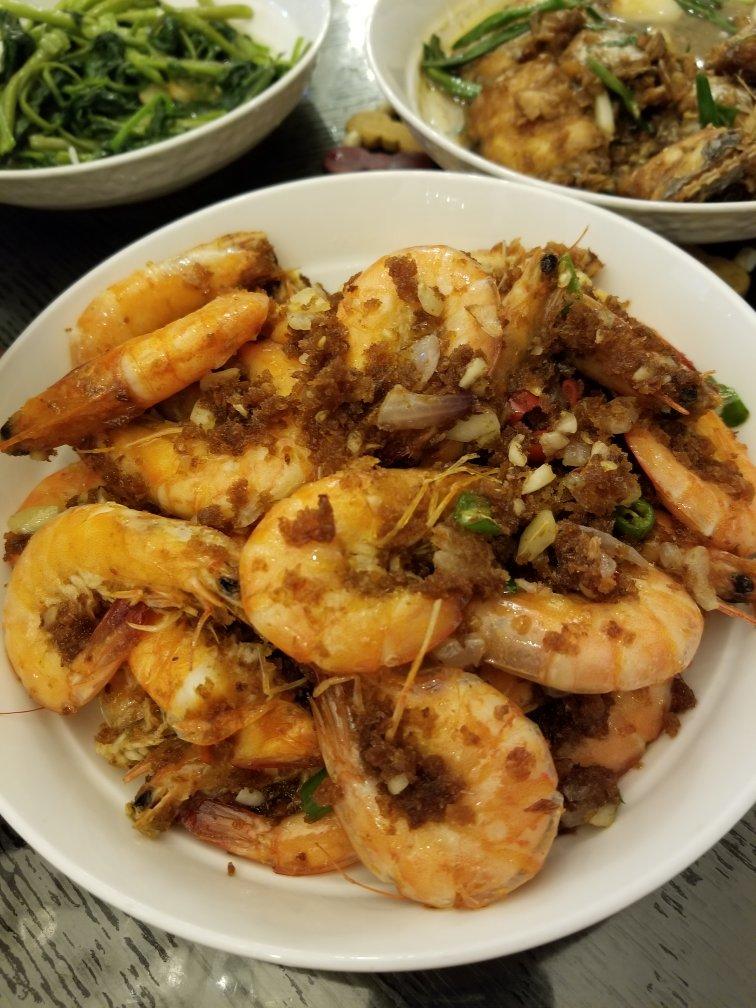 避风塘炒虾