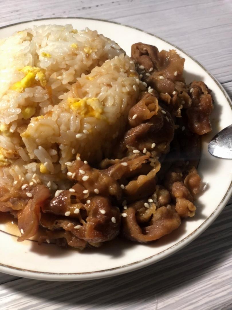 照烧肥牛饭～