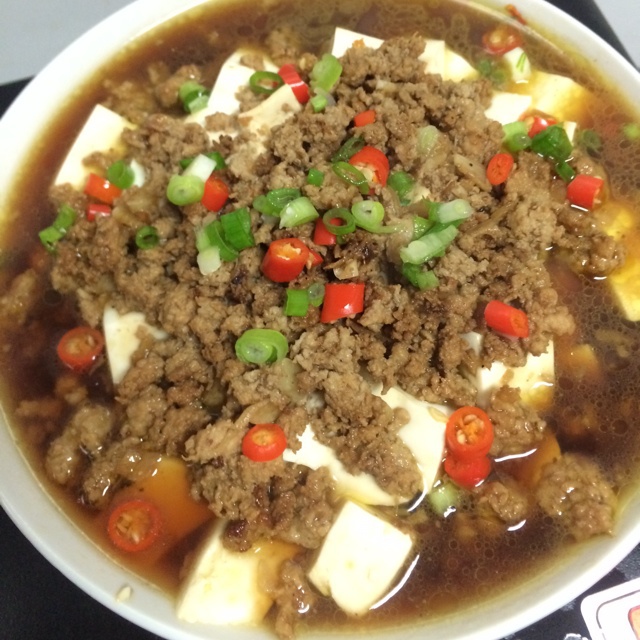 肉末蒸豆腐