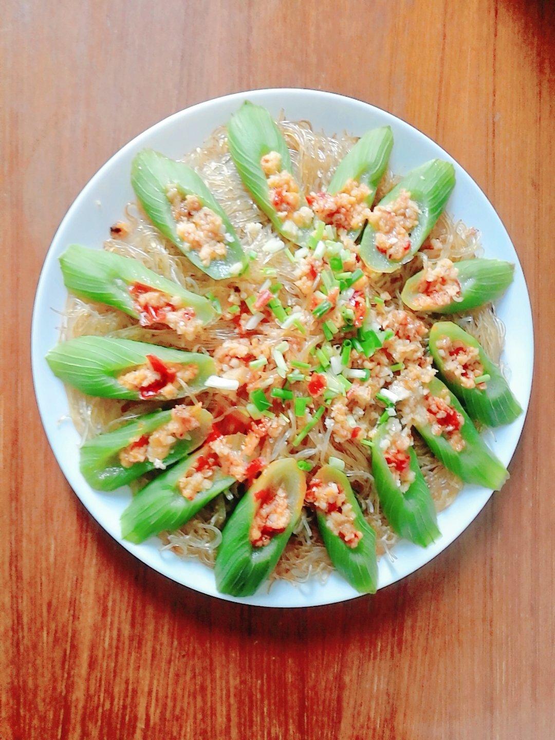 蒜茸粉丝蒸丝瓜