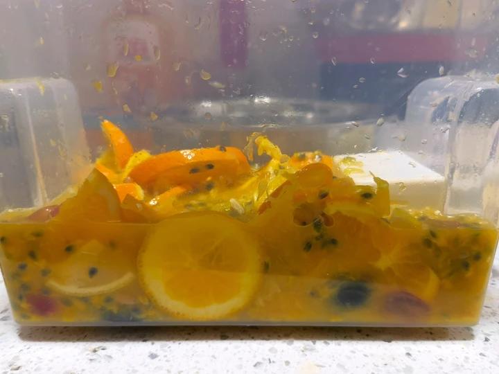 自制无敌好喝夏日解腻水果茶🍊完爆饮品店，新手百分百成功，试试就知道