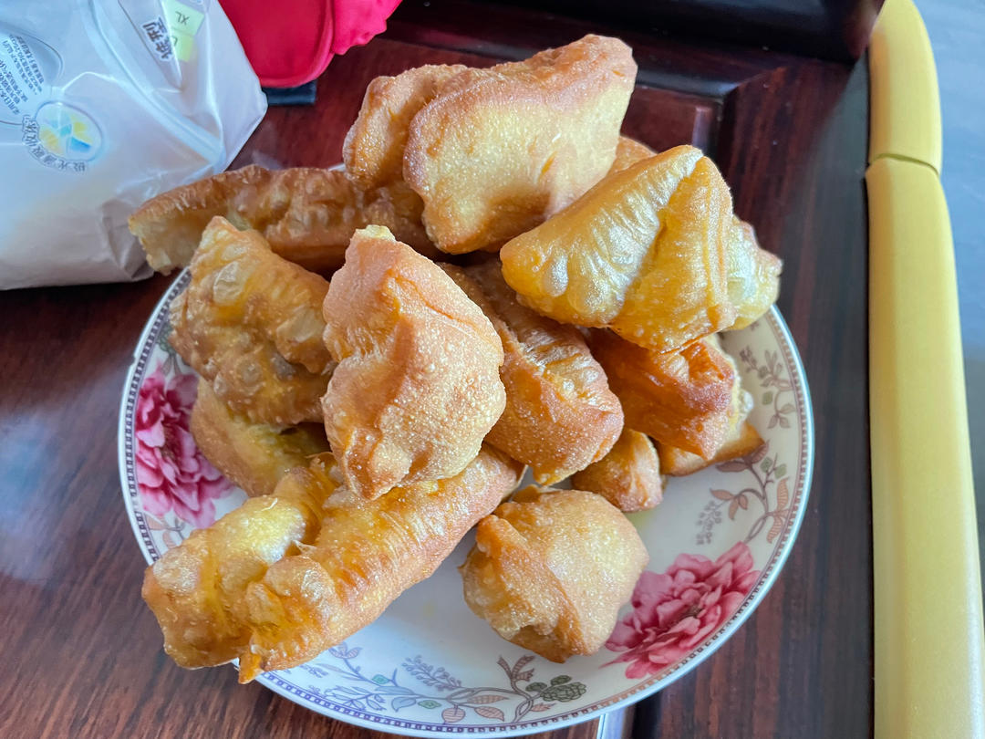 早餐店香酥大油条 酥香可口 各个空心 附细节视频详解