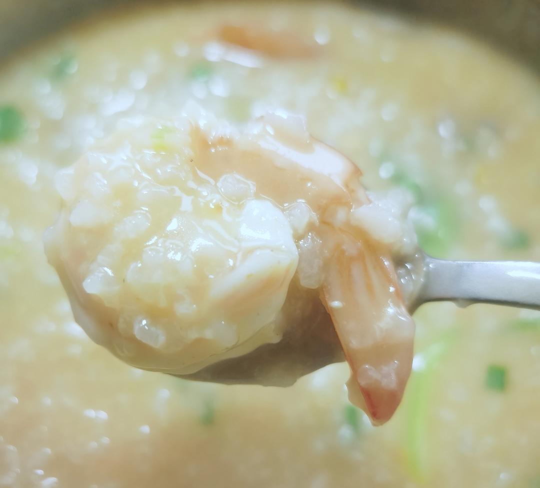 鲜虾砂锅粥
