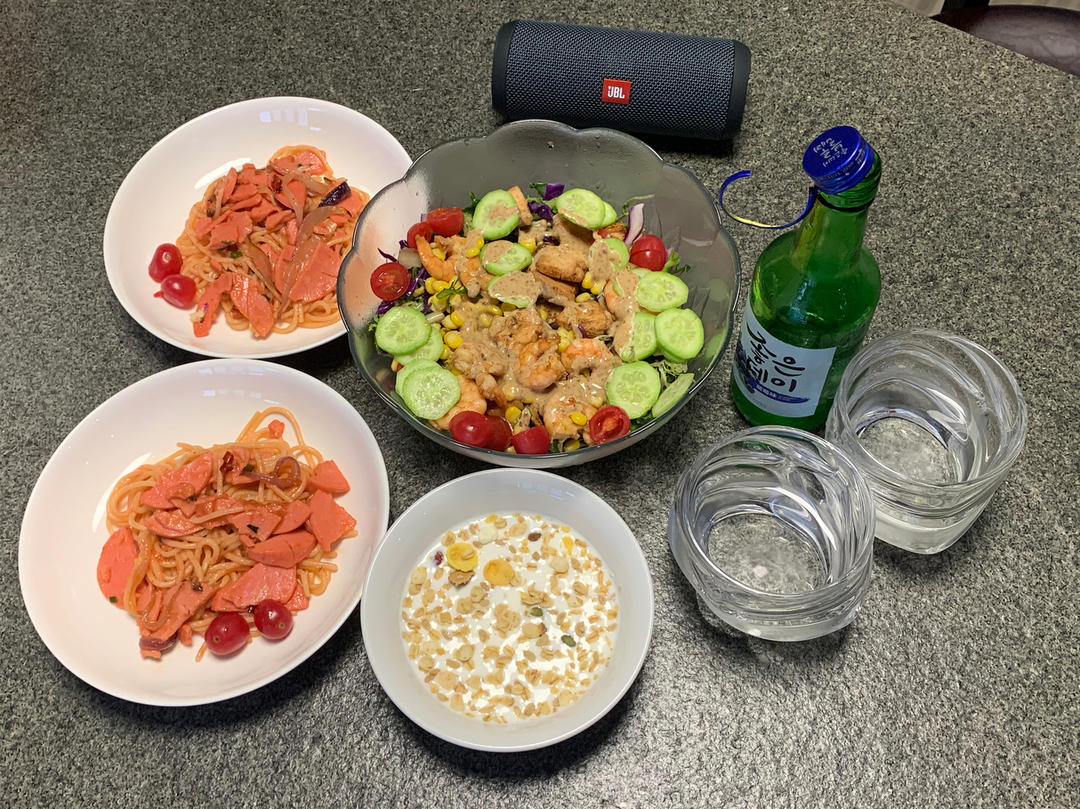 低脂美味的鸡胸肉蔬菜沙拉❗️零失败自制油醋汁‼️