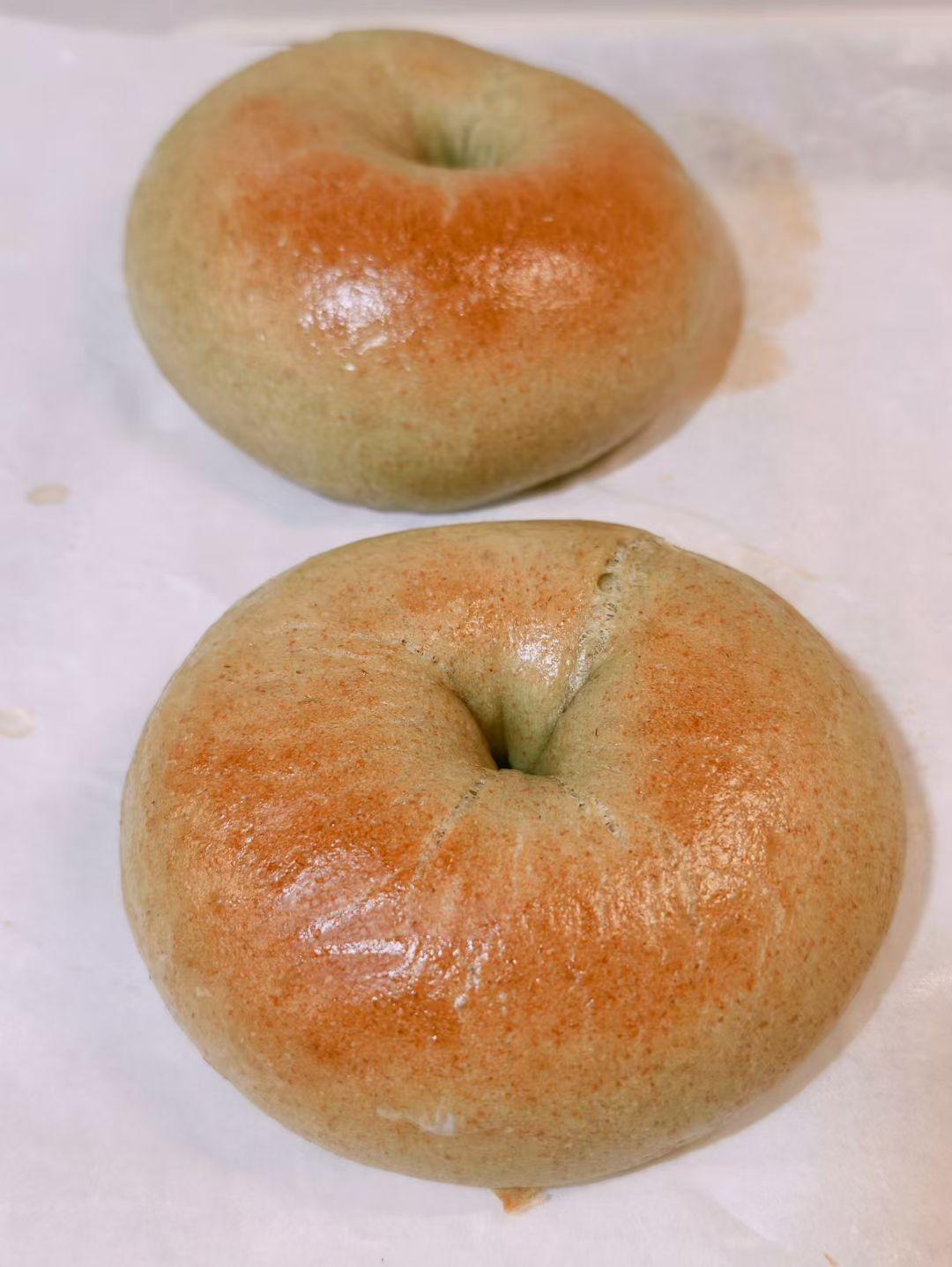 香迷糊了❗开心果奶盐贝果