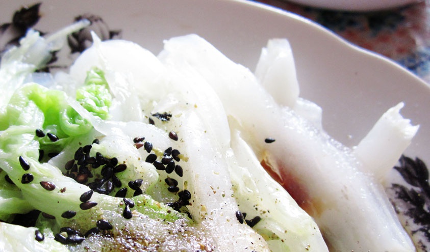 响油白菜