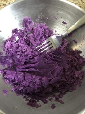 紫薯贝壳包的做法 步骤2