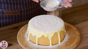 超好吃的豆乳爆浆蛋糕的做法 步骤8