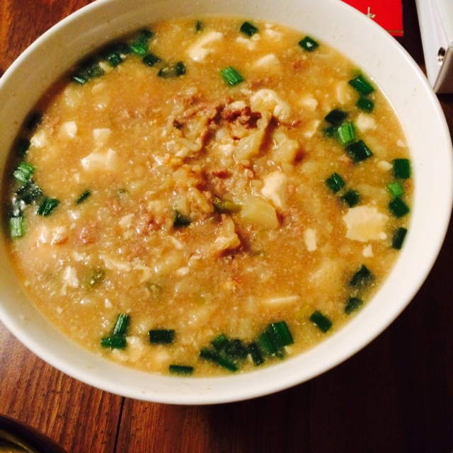 菜花烧豆腐