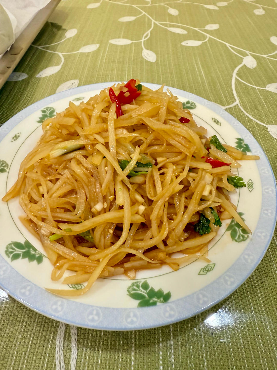 香辣开胃的凉拌土豆丝