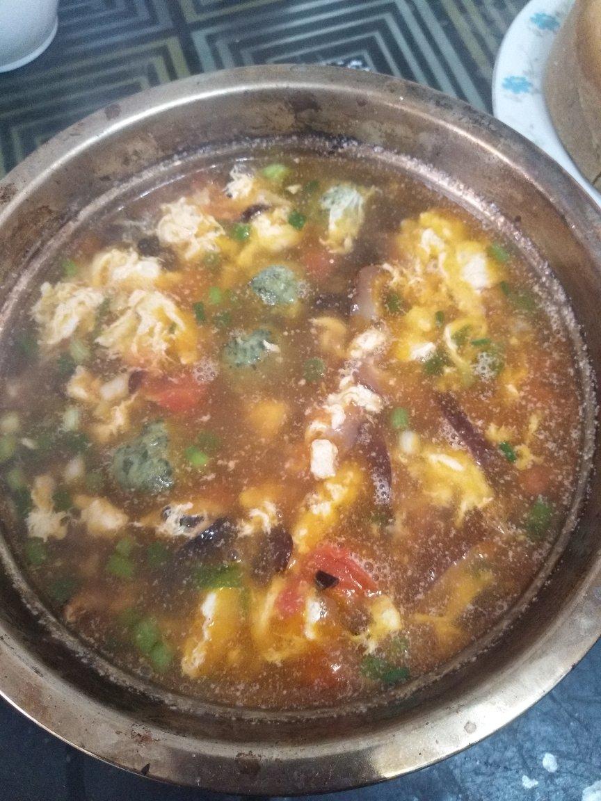 西红柿菠菜鸡蛋汤